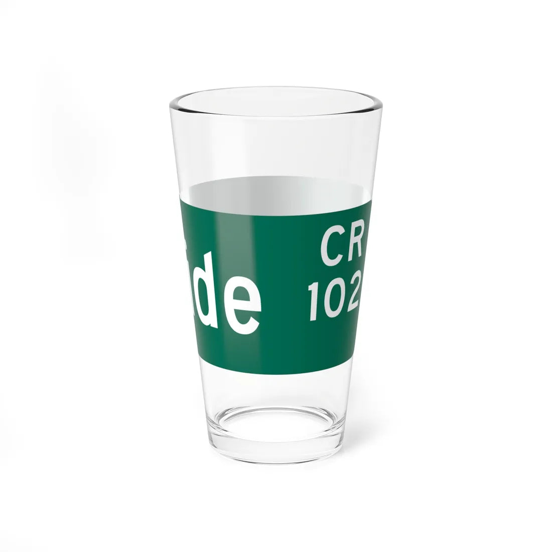 Wayne County 102 NY blade sign (New York) (Road Sign) Pint Glss 16oz - Go Mug Yourself