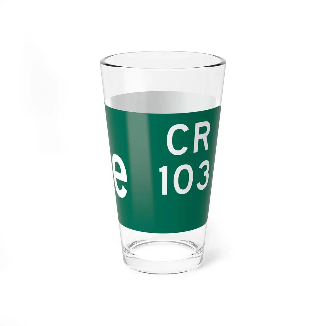 Wayne County 103 NY blade sign (New York) (Road Sign) Pint Glass 16oz - Go Mug Yourself