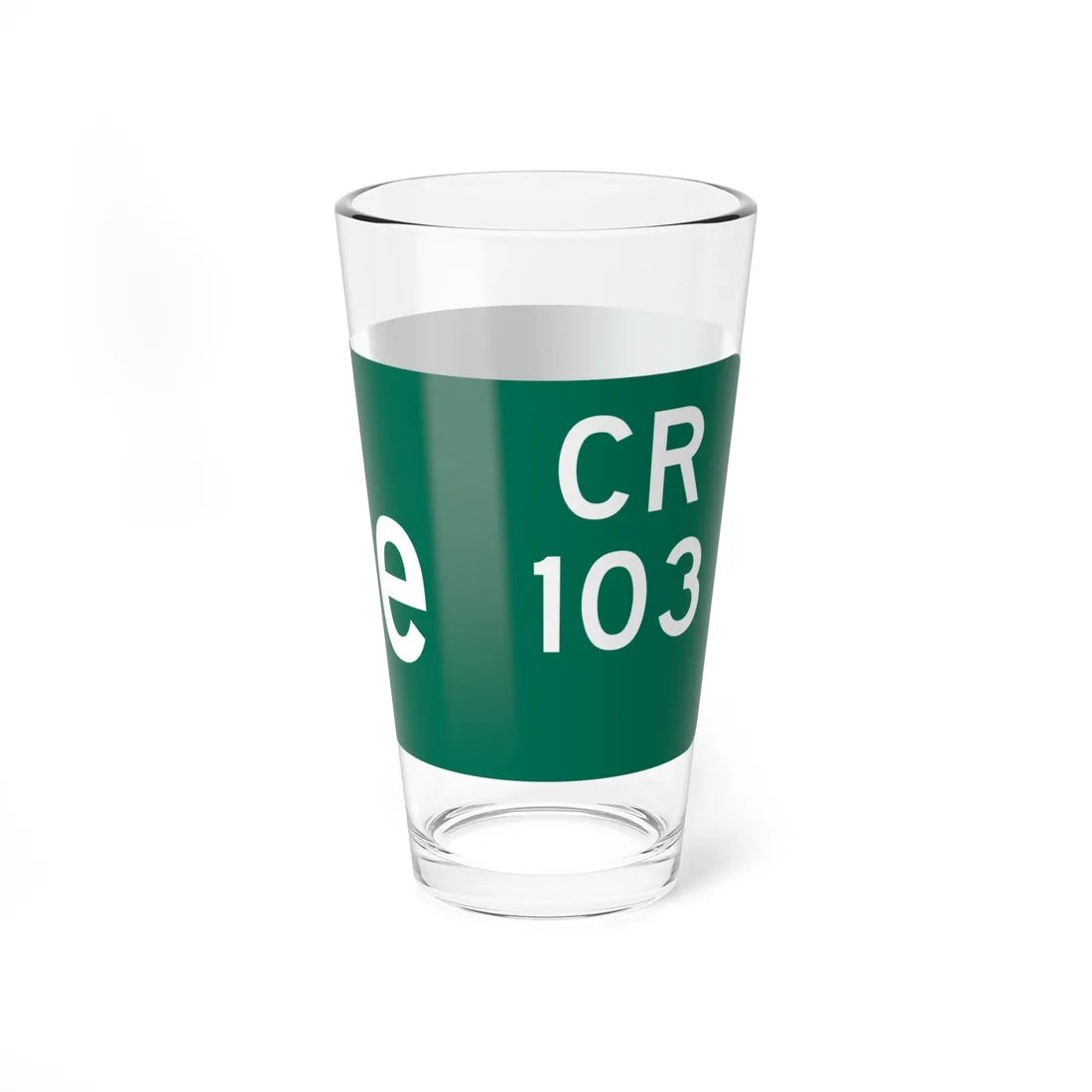 Wayne County 103 NY blade sign (New York) (Road Sign) Pint Glss 16oz - Go Mug Yourself