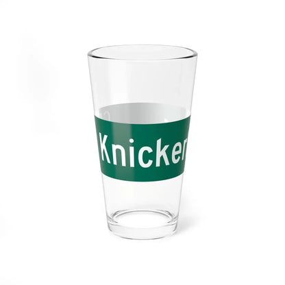 Wayne County 108 NY blade sign (New York) (Road Sign) Pint Glass 16oz - Go Mug Yourself