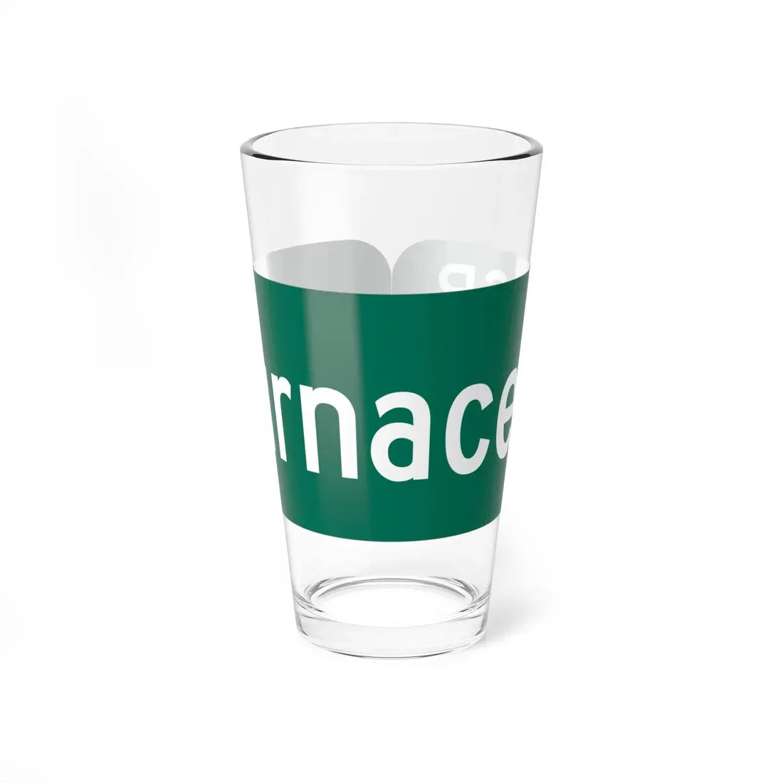 Wayne County 110 NY blade sign (New York) (Road Sign) Pint Glass 16oz 16oz - Go Mug Yourself