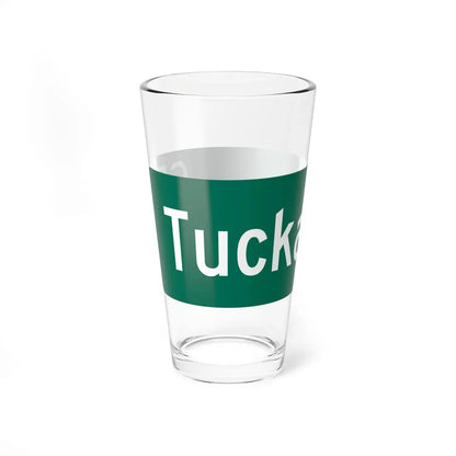 Wayne County 116 NY blade sign (New York) (Road Sign) Pint Glass 16oz - Go Mug Yourself