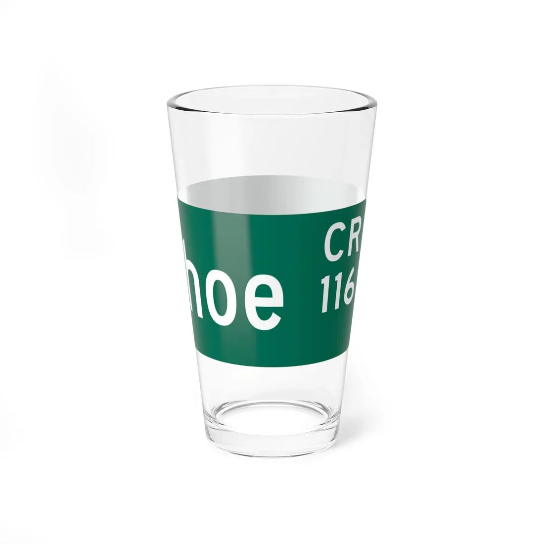 Wayne County 116 NY blade sign (New York) (Road Sign) Pint Glass 16oz - Go Mug Yourself