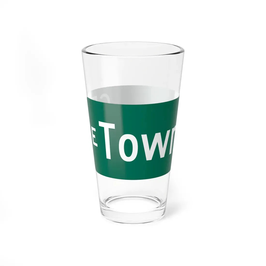Wayne County 118 NY blade sign (New York) (Road Sign) Pint Glass 16oz - Go Mug Yourself