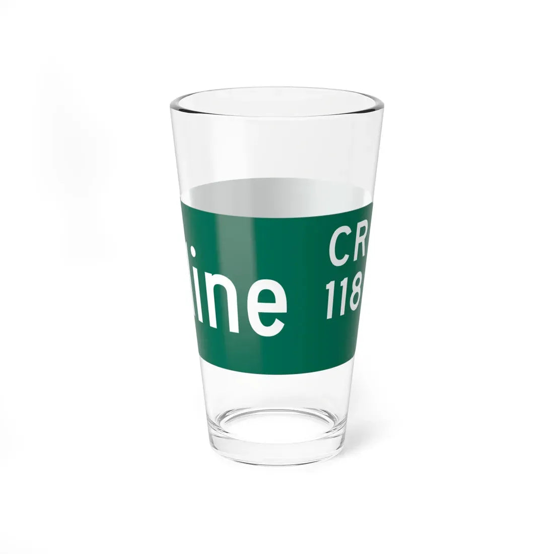 Wayne County 118 NY blade sign (New York) (Road Sign) Pint Glass 16oz - Go Mug Yourself