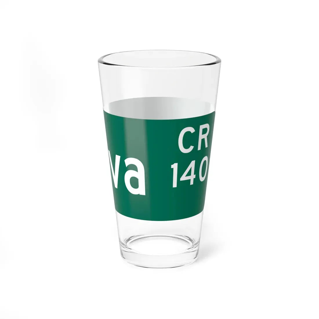Wayne County 140 NY blade sign (New York) (Road Sign) Pint Glass 16oz - Go Mug Yourself
