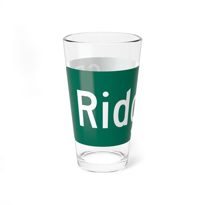 Wayne County 143 NY blade sign (New York) (Road Sign) Pint Glss 16oz - Go Mug Yourself