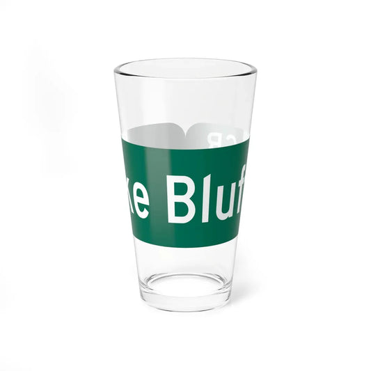 Wayne County 154 NY blade sign (New York) (Road Sign) Pint Glass 16oz 16oz - Go Mug Yourself