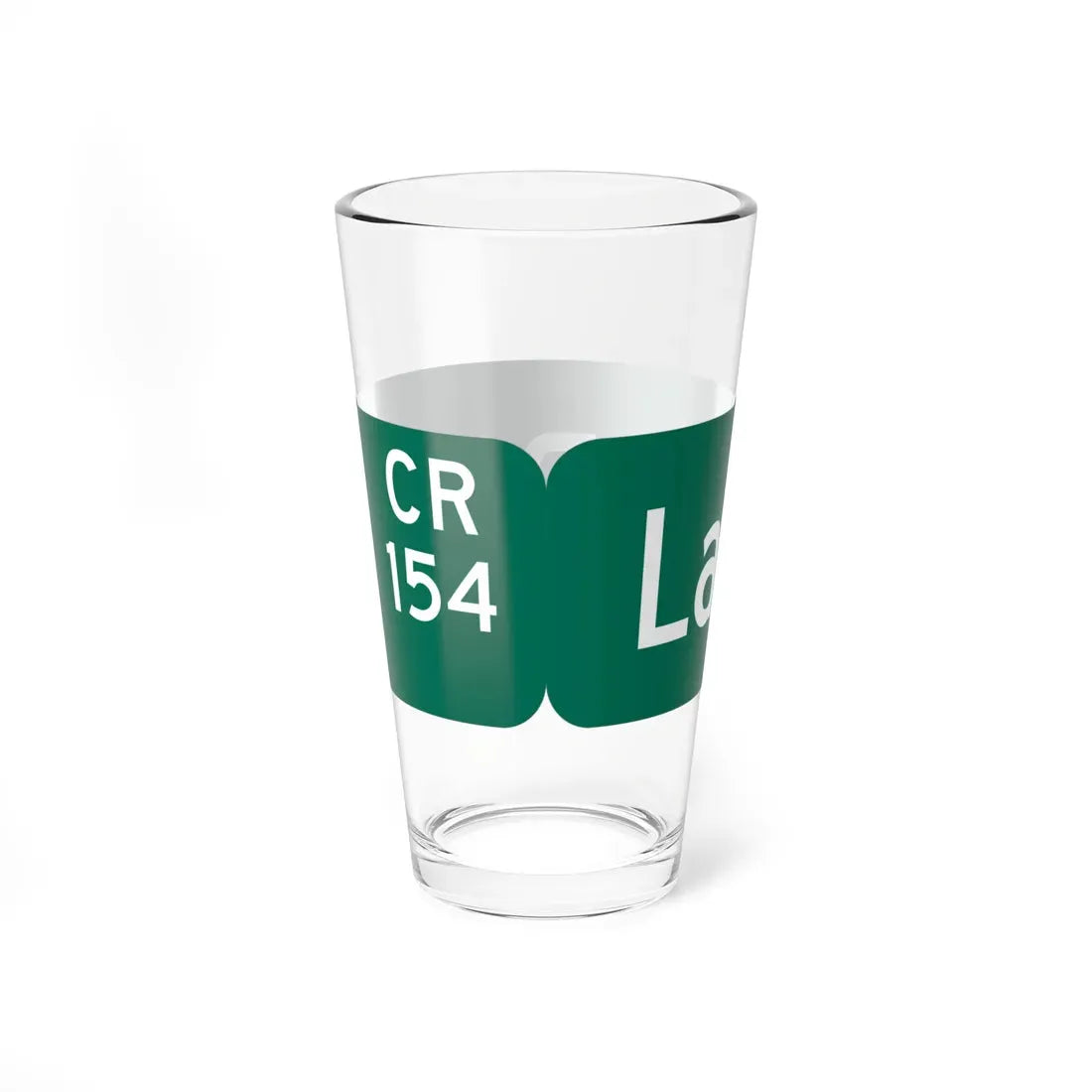 Wayne County 154 NY blade sign (New York) (Road Sign) Pint Glass 16oz - Go Mug Yourself