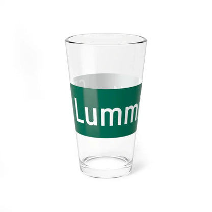 Wayne County 155 NY blade sign (New York) (Road Sign) Pint Glass 16oz - Go Mug Yourself
