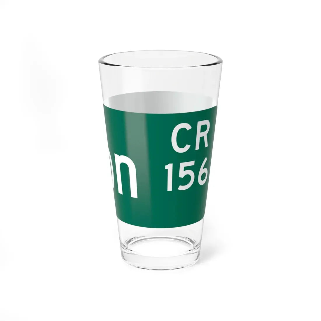 Wayne County 156 NY blade sign (New York) (Road Sign) Pint Glass 16oz - Go Mug Yourself