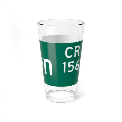 Wayne County 156 NY blade sign (New York) (Road Sign) Pint Glass 16oz - Go Mug Yourself