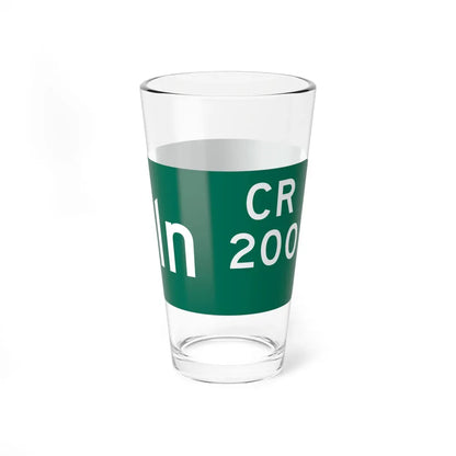 Wayne County 200 NY blade sign (New York) (Road Sign) Pint Glass 16oz - Go Mug Yourself