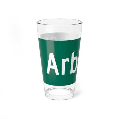 Wayne County 210 NY blade sign (New York) (Road Sign) Pint Glss 16oz - Go Mug Yourself