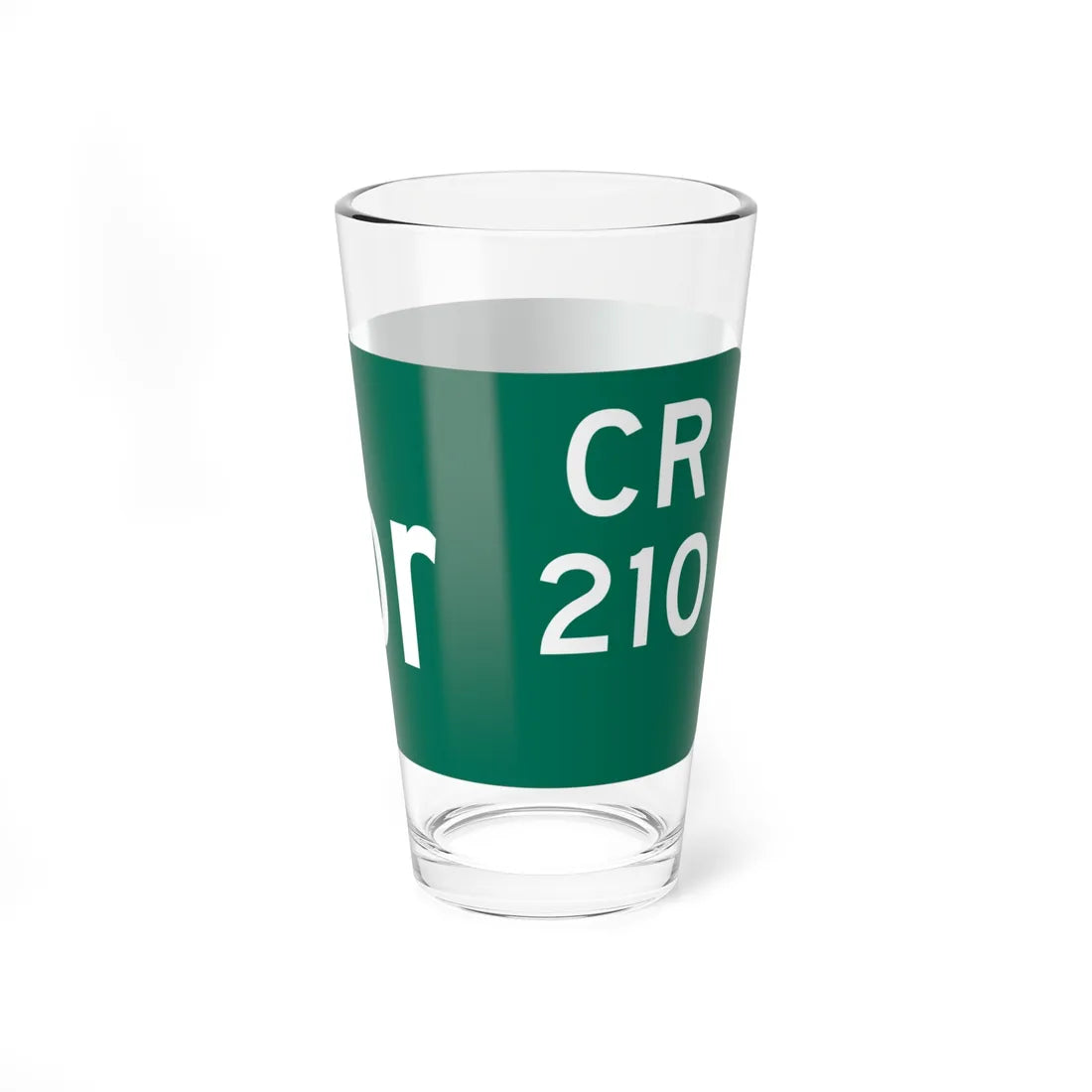 Wayne County 210 NY blade sign (New York) (Road Sign) Pint Glss 16oz - Go Mug Yourself