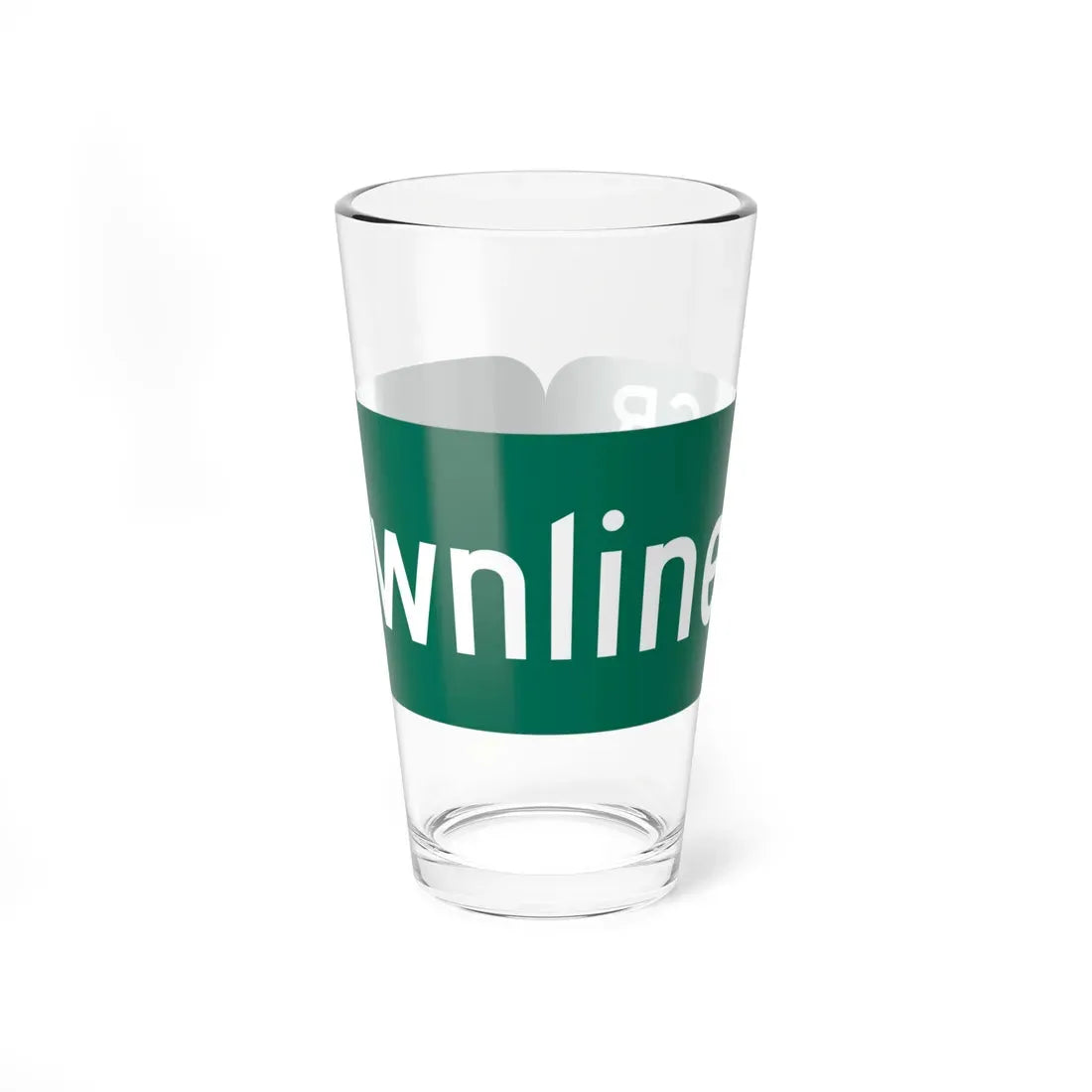 Wayne County 218 NY blade sign (New York) (Road Sign) Pint Glass 16oz 16oz - Go Mug Yourself