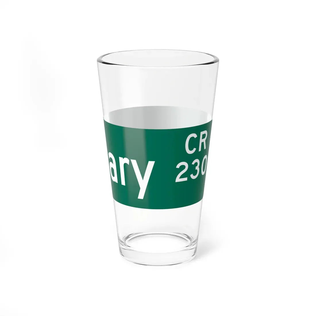Wayne County 230 NY blade sign (New York) (Road Sign) Pint Glass 16oz - Go Mug Yourself