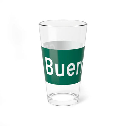 Wayne County 238 NY blade sign (New York) (Road Sign) Pint Glss 16oz - Go Mug Yourself