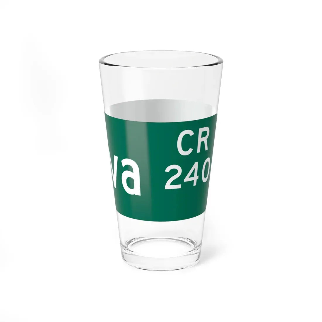 Wayne County 240 NY blade sign (New York) (Road Sign) Pint Glass 16oz - Go Mug Yourself