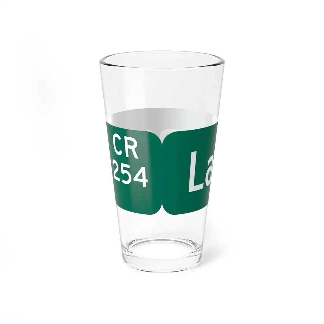 Wayne County 254 NY blade sign (New York) (Road Sign) Pint Glass 16oz - Go Mug Yourself