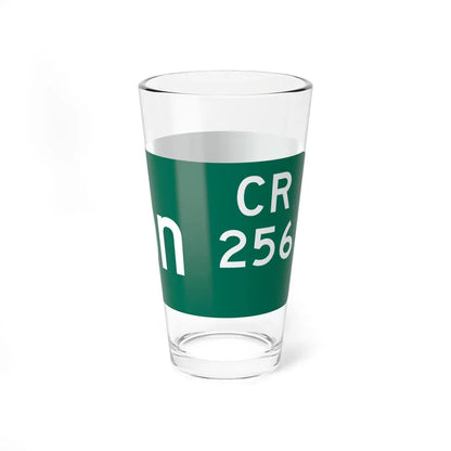 Wayne County 256 NY blade sign (New York) (Road Sign) Pint Glass 16oz - Go Mug Yourself