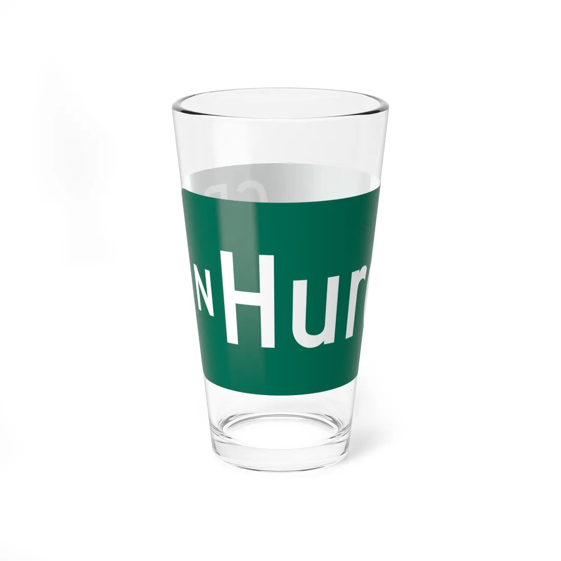 Wayne County 256 NY blade sign (New York) (Road Sign) Pint Glss 16oz - Go Mug Yourself