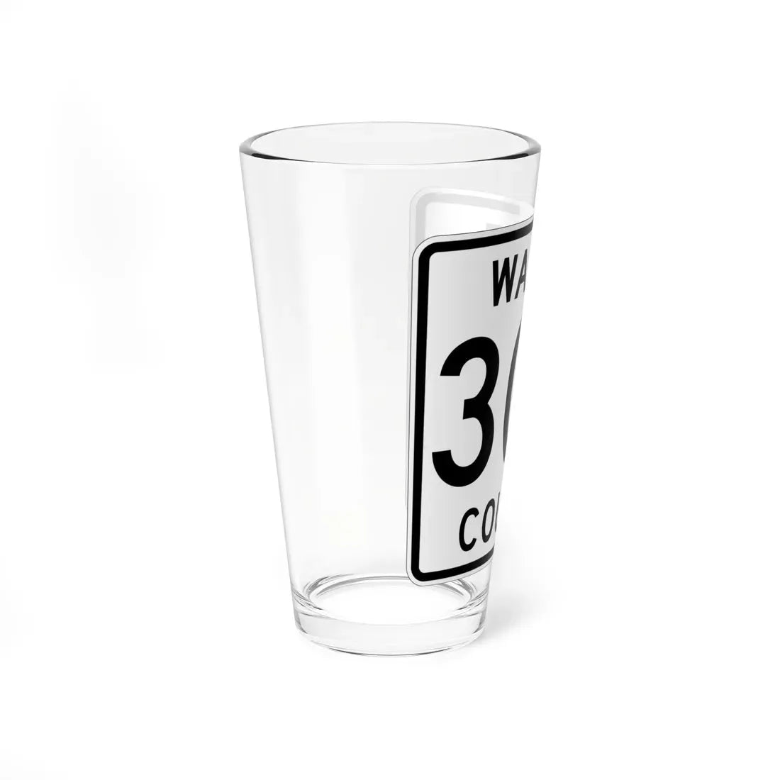 Wayne County Route 30A OH (Ohio) (Road Sign) Pint Glass 16oz - Go Mug Yourself