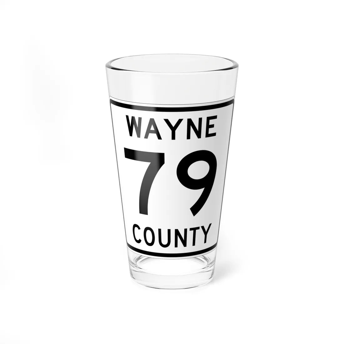 Wayne County Route 79 OH (Ohio) (Road Sign) Pint Glss 16oz 16oz - Go Mug Yourself