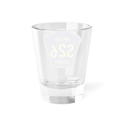Wayne County Route S26 IA (Iowa) (Road Sign) Shot Glass 1.5oz - Go Mug Yourself
