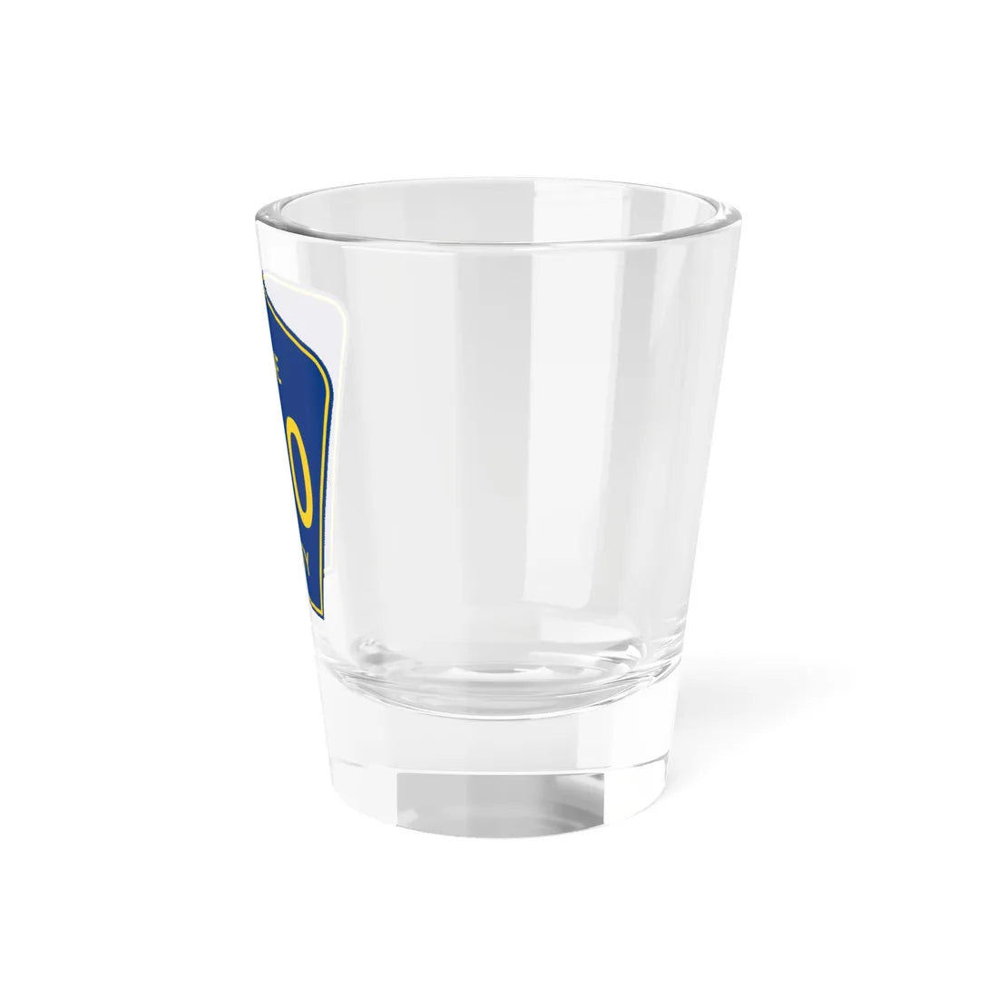 Wayne County Route S60 IA (Iowa) (Road Sign) Shot Glass 1.5oz - Go Mug Yourself
