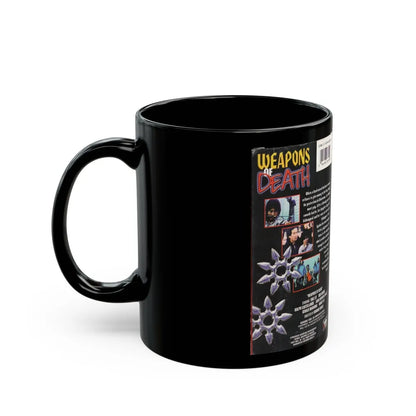 WEAPONS OF DEATH (VHS COVER) - Black Coffee Mug-Go Mug Yourself