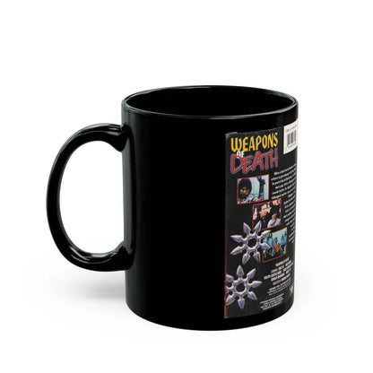WEAPONS OF DEATH (VHS COVER) - Black Coffee Mug - Go Mug Yourself