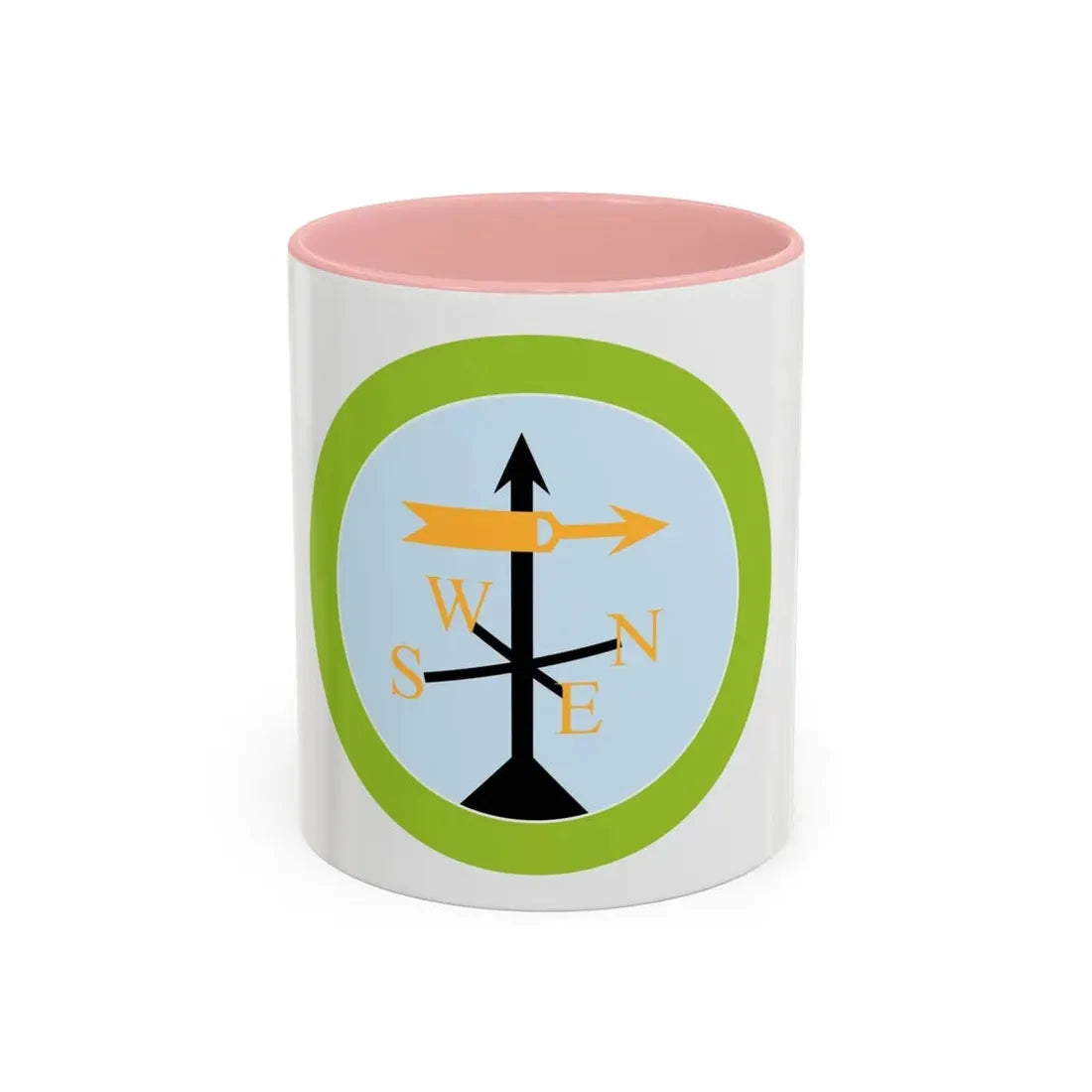 Weather (Boy Scout Merit Badge) Accent Coffee Mug 11oz Pink - Go Mug Yourself