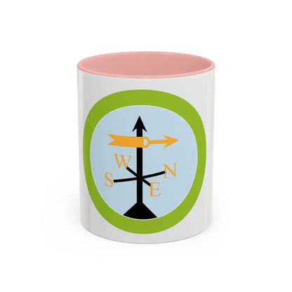 Weather (Boy Scout Merit Badge) Accent Coffee Mug 11oz Pink - Go Mug Yourself