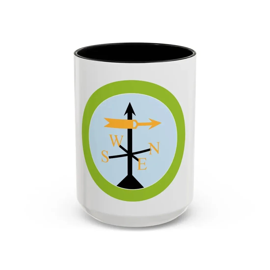 Weather (Boy Scout Merit Badge) Accent Coffee Mug 15oz Black - Go Mug Yourself