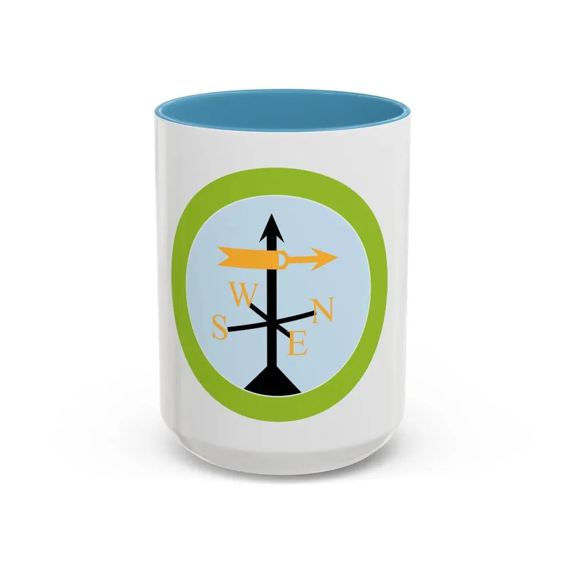 Weather (Boy Scout Merit Badge) Accent Coffee Mug 15oz Light Blue - Go Mug Yourself