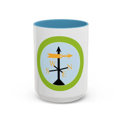 Weather (Boy Scout Merit Badge) Accent Coffee Mug 15oz Light Blue - Go Mug Yourself