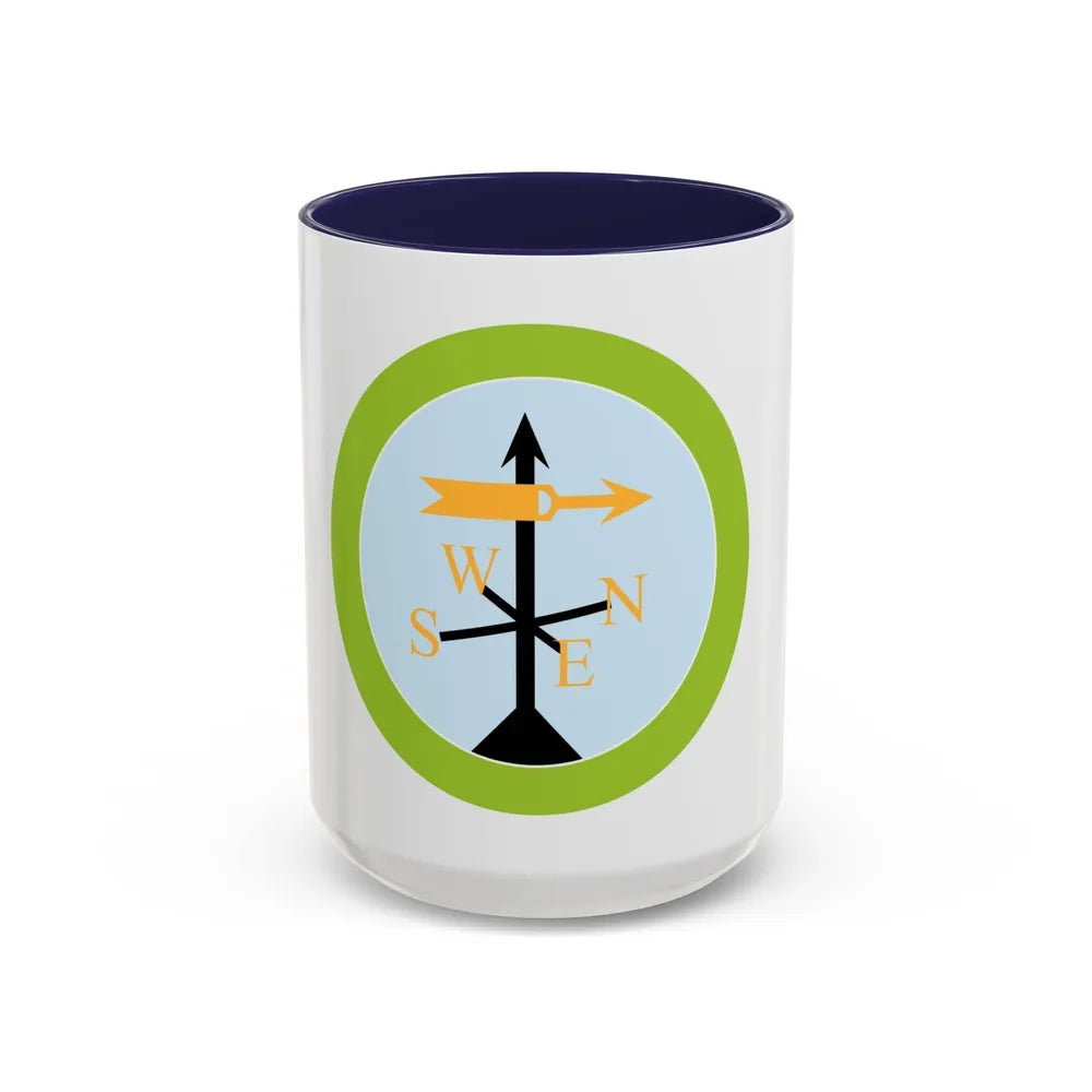 Weather (Boy Scout Merit Badge) Accent Coffee Mug-15oz-Navy-Go Mug Yourself