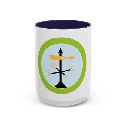 Weather (Boy Scout Merit Badge) Accent Coffee Mug 15oz Navy - Go Mug Yourself