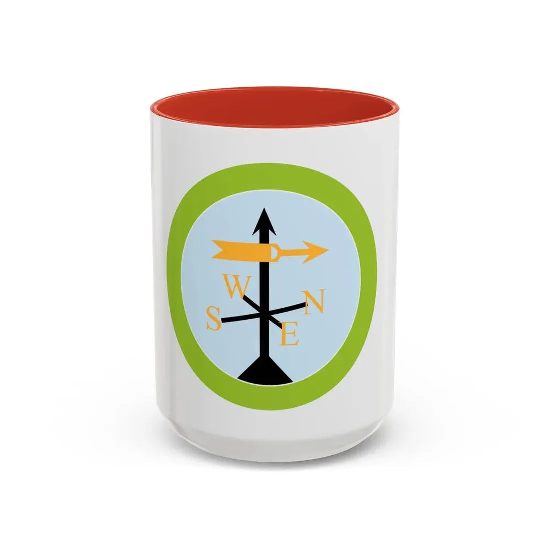 Weather (Boy Scout Merit Badge) Accent Coffee Mug 15oz Red - Go Mug Yourself