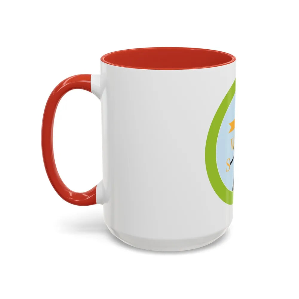 Weather (Boy Scout Merit Badge) Accent Coffee Mug-Go Mug Yourself