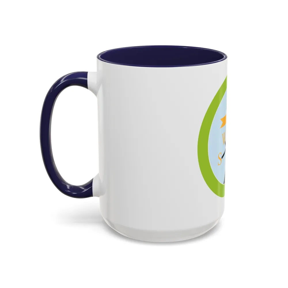 Weather (Boy Scout Merit Badge) Accent Coffee Mug-Go Mug Yourself