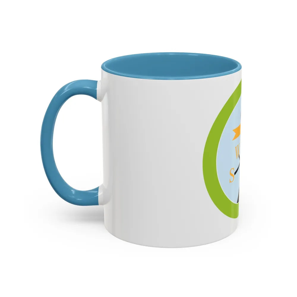 Weather (Boy Scout Merit Badge) Accent Coffee Mug-Go Mug Yourself