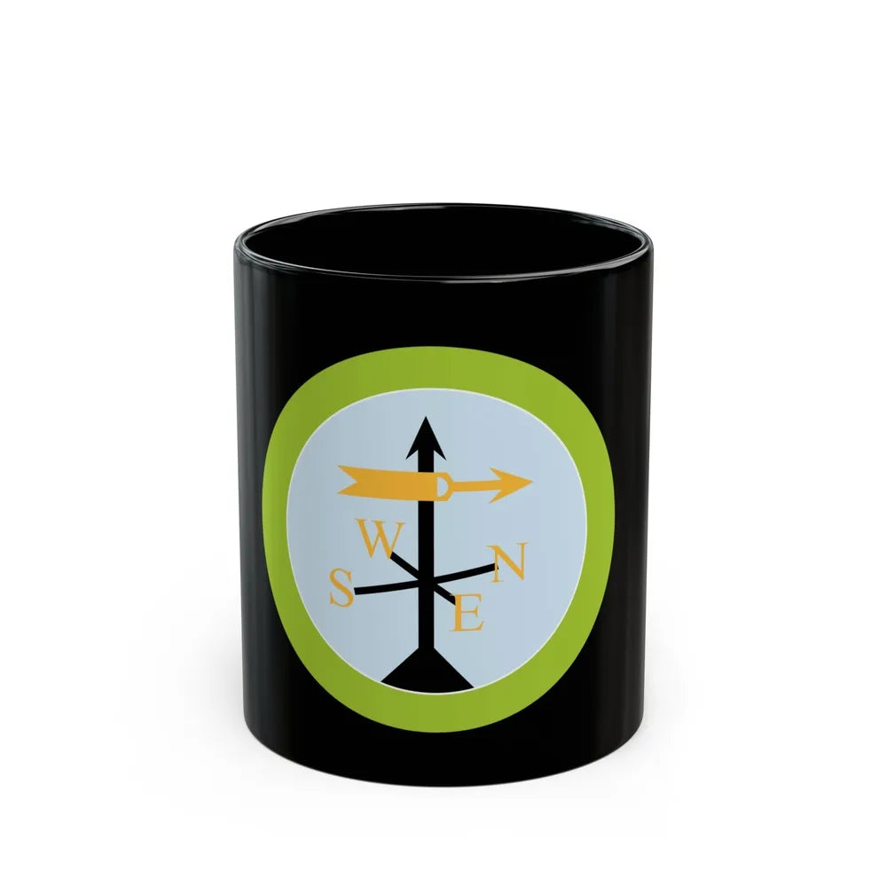 Weather (Boy Scout Merit Badge) Black Coffee Mug-11oz-Go Mug Yourself