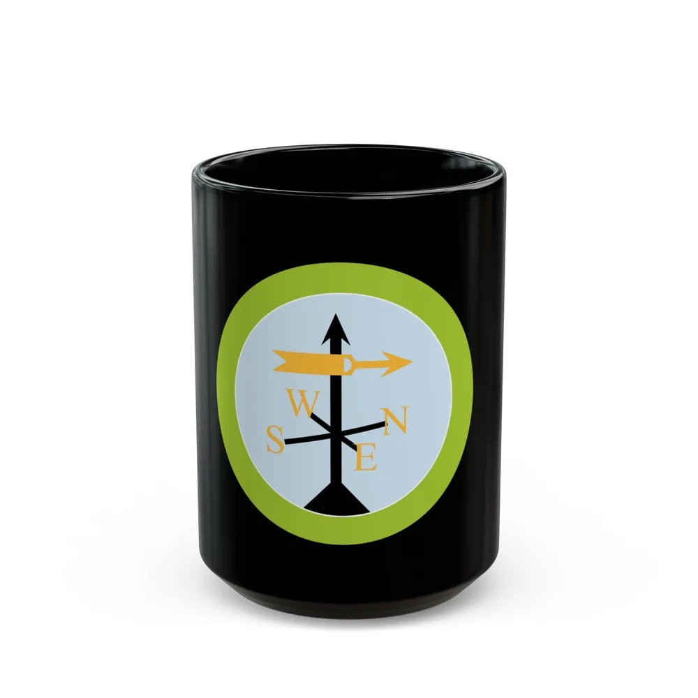 Weather (Boy Scout Merit Badge) Black Coffee Mug-15oz-Go Mug Yourself