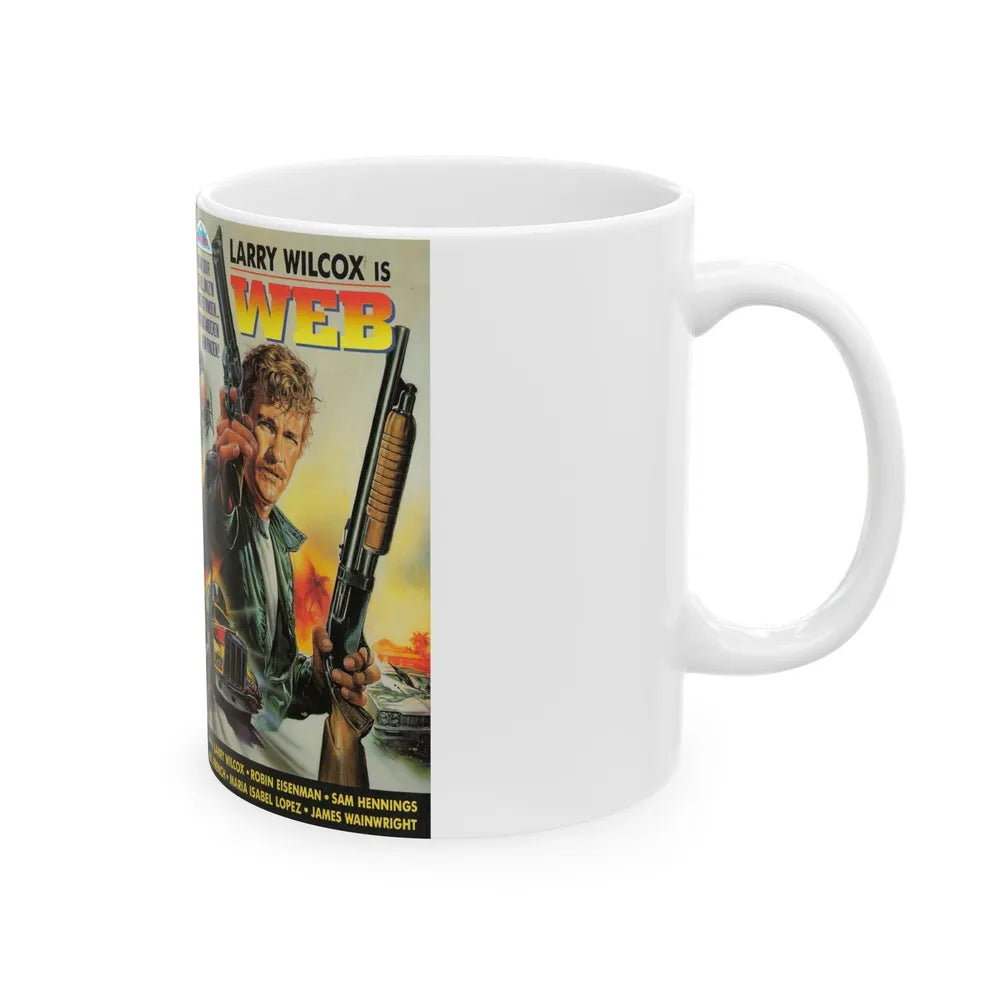 WEB LARRY WILCOX (VHS COVER) - White Coffee Mug-Go Mug Yourself