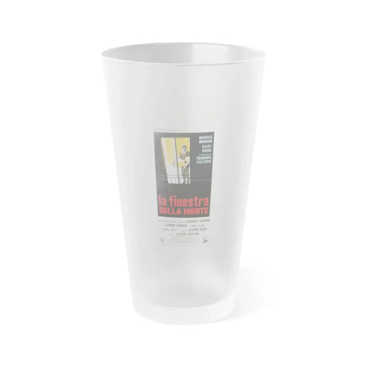 WEB OF FEAR 1964 Movie Poster - Frosted Pint Glass 16oz 16oz Frosted - Go Mug Yourself