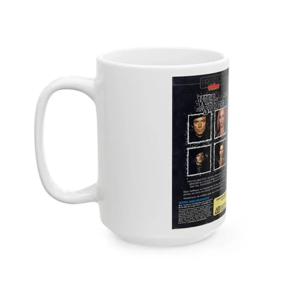 WEB OF THE SPIDER (VHS COVER) - White Coffee Mug - Go Mug Yourself