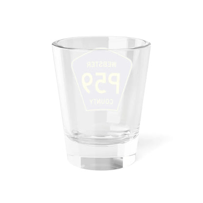 Webster County Route P59 IA (Iowa) (Road Sign) Shot Glass 1.5oz - Go Mug Yourself