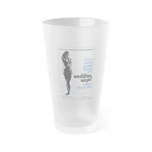 WEDDING NIGHT 1969 Movie Poster - Frosted Pint Glass 16oz 16oz Frosted - Go Mug Yourself